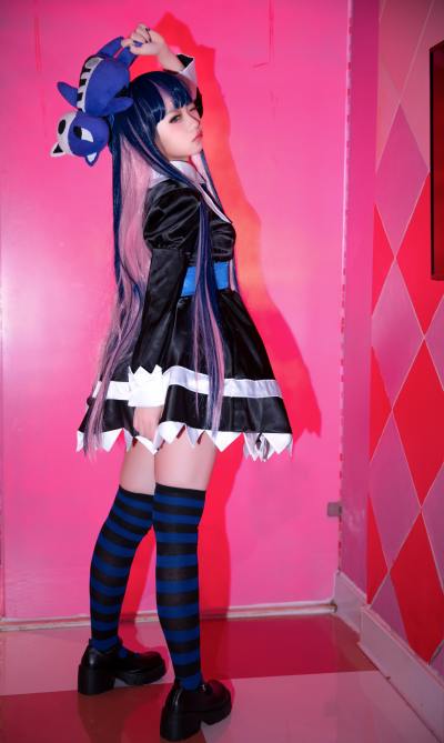 G44不会受伤 吊带袜天使 Stocking [20P-228MB] Cosplay写真第 19 张