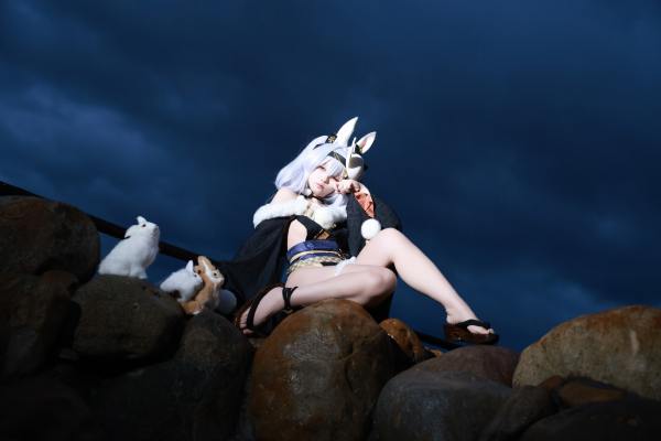 G44不会受伤 碧蓝航线 拉菲浴衣 [45P-735MB] Cosplay写真第 3 张