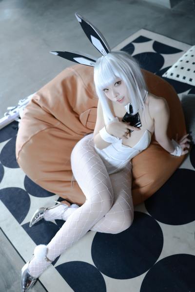 G44不会受伤 胜利女神NIKKE 布兰儿 兔女郎 [51P-857MB] Cosplay写真第 22 张