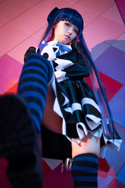 G44不会受伤 吊带袜天使 Stocking [20P-228MB] Cosplay写真第 14 张