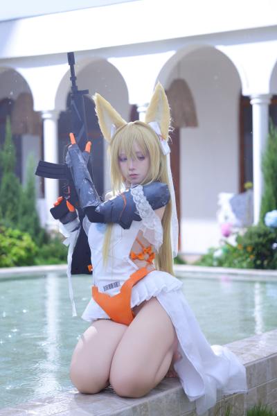 G44不会受伤 少女前线 G41 婚纱 [44P-654MB] Cosplay写真第 41 张