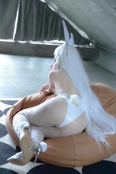G44不会受伤 胜利女神NIKKE 布兰儿 兔女郎 [51P-857MB] Cosplay写真第 6 张