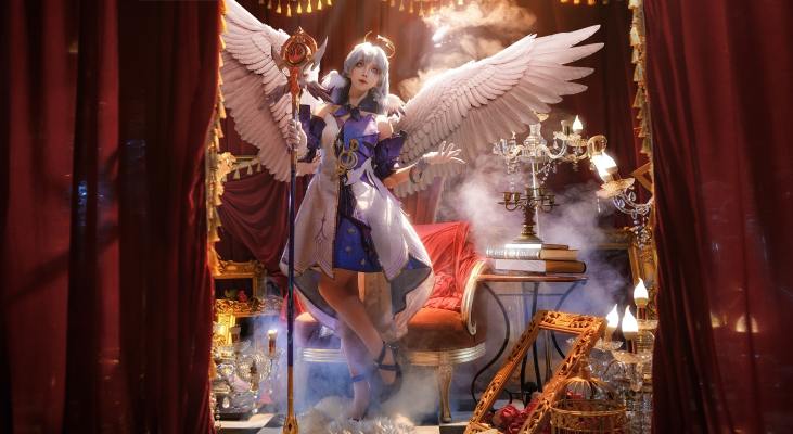 狐玖玖 崩坏：星穹铁道 知更鸟 [61P-308MB] Cosplay写真第 7 张