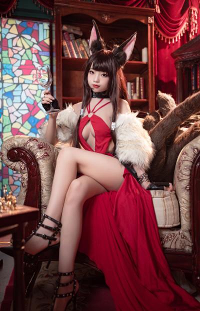 狐玖玖 碧蓝航线 赤城 [17P-1.12GB] Cosplay写真第 1 张