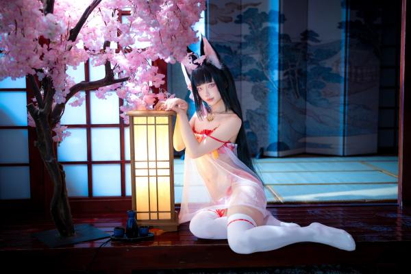 狐玖玖 碧蓝航线 长门 睡衣 [29P-509MB] Cosplay写真第 18 张