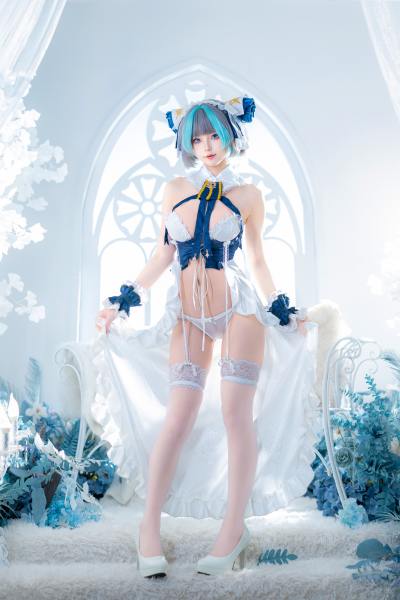 狐玖玖 碧蓝航线 柴郡 睡衣 [32P-264MB] Cosplay写真第 28 张