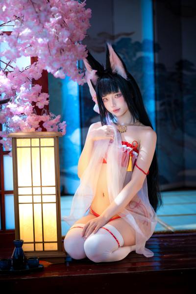 狐玖玖 碧蓝航线 长门 睡衣 [29P-509MB] Cosplay写真第 11 张