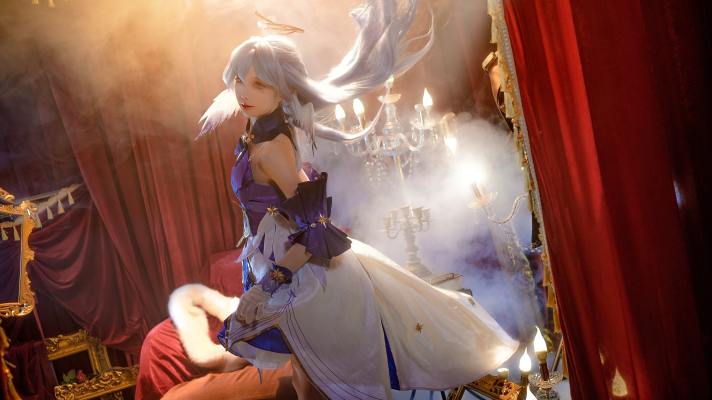 狐玖玖 崩坏：星穹铁道 知更鸟 [61P-308MB] Cosplay写真第 8 张