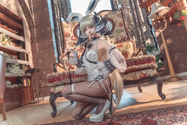 狐玖玖 碧蓝航线 可畏 白兔女郎 [25P-664MB] Cosplay写真第 21 张