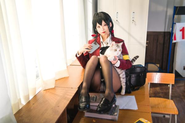 狐玖玖 碧蓝航线 大凤 JK [20P-332MB] Cosplay写真第 19 张