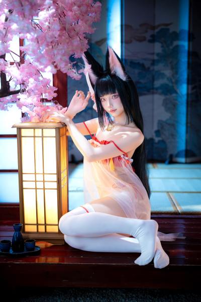 狐玖玖 碧蓝航线 长门 睡衣 [29P-509MB] Cosplay写真第 1 张