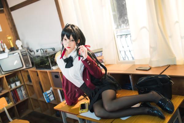 狐玖玖 碧蓝航线 大凤 JK [20P-332MB] Cosplay写真第 7 张