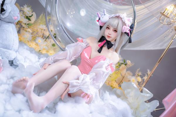 狐玖玖 碧蓝航线 哈尔福德 血族亲王的限定陪伴日 [30P-437MB] Cosplay写真第 7 张