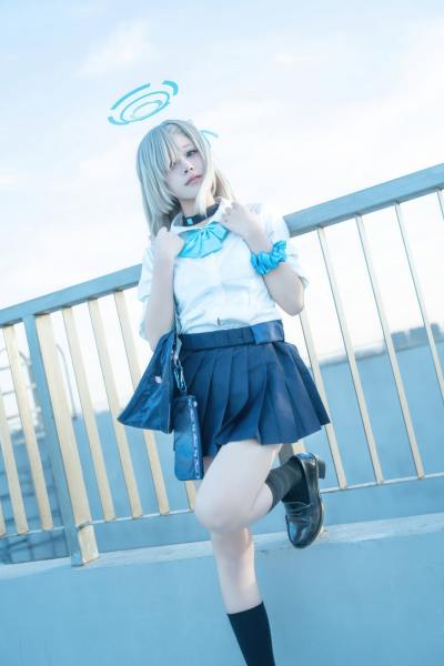 清水凪 刀剑神域 一之濑明日奈 JK [50P-355MB] Cosplay写真第 14 张