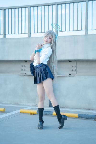 清水凪 刀剑神域 一之濑明日奈 JK [50P-355MB] Cosplay写真第 36 张