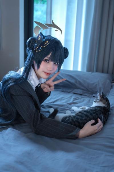 清水凪 蔚蓝档案 龙华妃咲JK [52P-527MB] Cosplay写真第 1 张