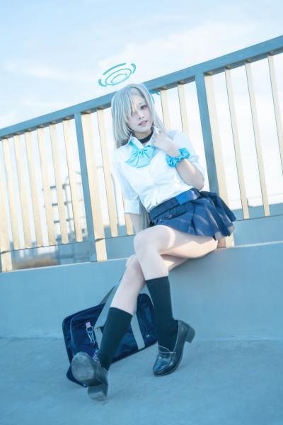 清水凪 刀剑神域 一之濑明日奈 JK [50P-355MB] Cosplay写真第 20 张