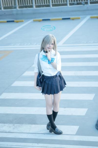 清水凪 刀剑神域 一之濑明日奈 JK [50P-355MB] Cosplay写真第 11 张