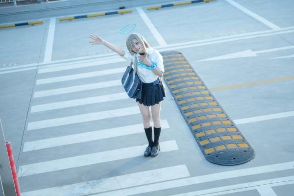 清水凪 刀剑神域 一之濑明日奈 JK [50P-355MB] Cosplay写真第 4 张