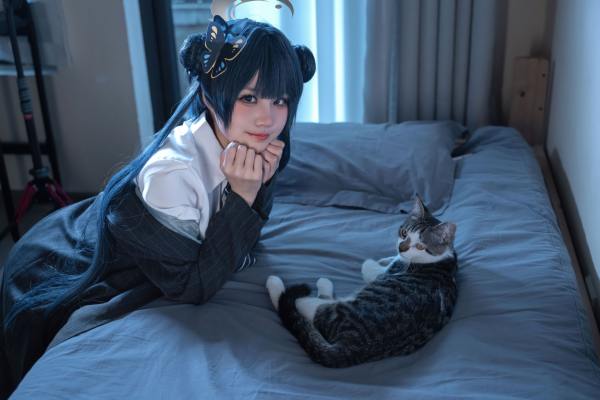 清水凪 蔚蓝档案 龙华妃咲JK [52P-527MB] Cosplay写真第 2 张