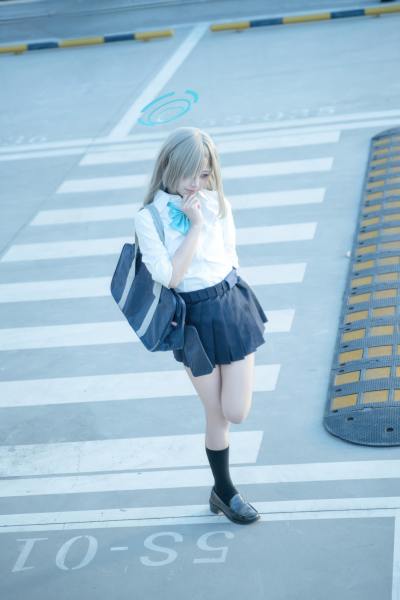 清水凪 刀剑神域 一之濑明日奈 JK [50P-355MB] Cosplay写真第 10 张