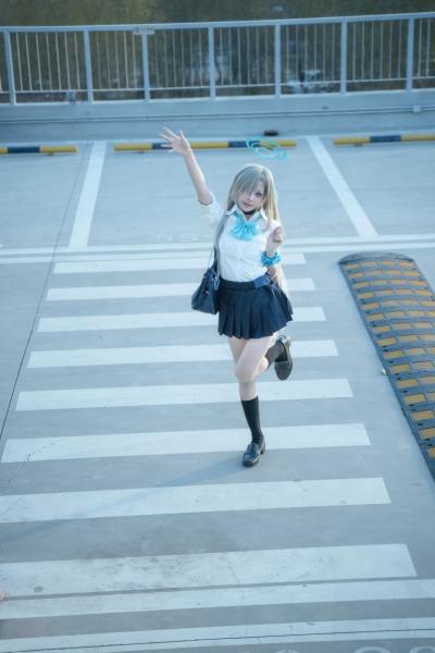 清水凪 刀剑神域 一之濑明日奈 JK [50P-355MB] Cosplay写真第 6 张
