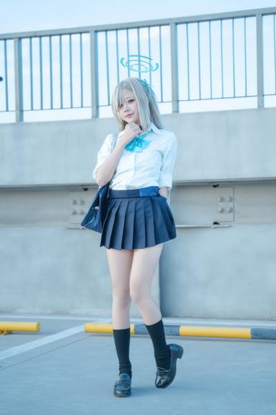清水凪 刀剑神域 一之濑明日奈 JK [50P-355MB] Cosplay写真第 38 张