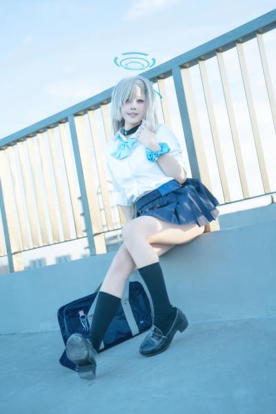 清水凪 刀剑神域 一之濑明日奈 JK [50P-355MB] Cosplay写真第 21 张