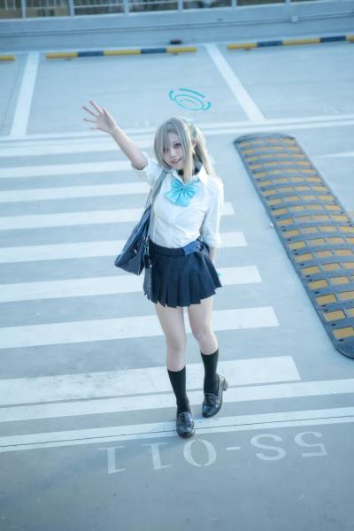 清水凪 刀剑神域 一之濑明日奈 JK [50P-355MB] Cosplay写真第 8 张