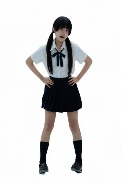 清水凪 后辈的制服2 [90P-837MB] Cosplay写真第 9 张