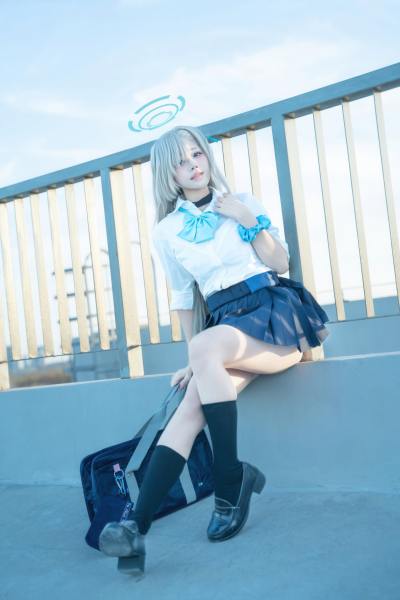 清水凪 刀剑神域 一之濑明日奈 JK [50P-355MB] Cosplay写真第 19 张