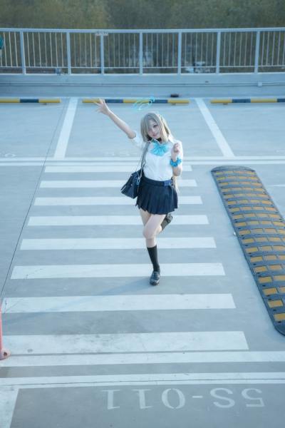 清水凪 刀剑神域 一之濑明日奈 JK [50P-355MB] Cosplay写真第 5 张